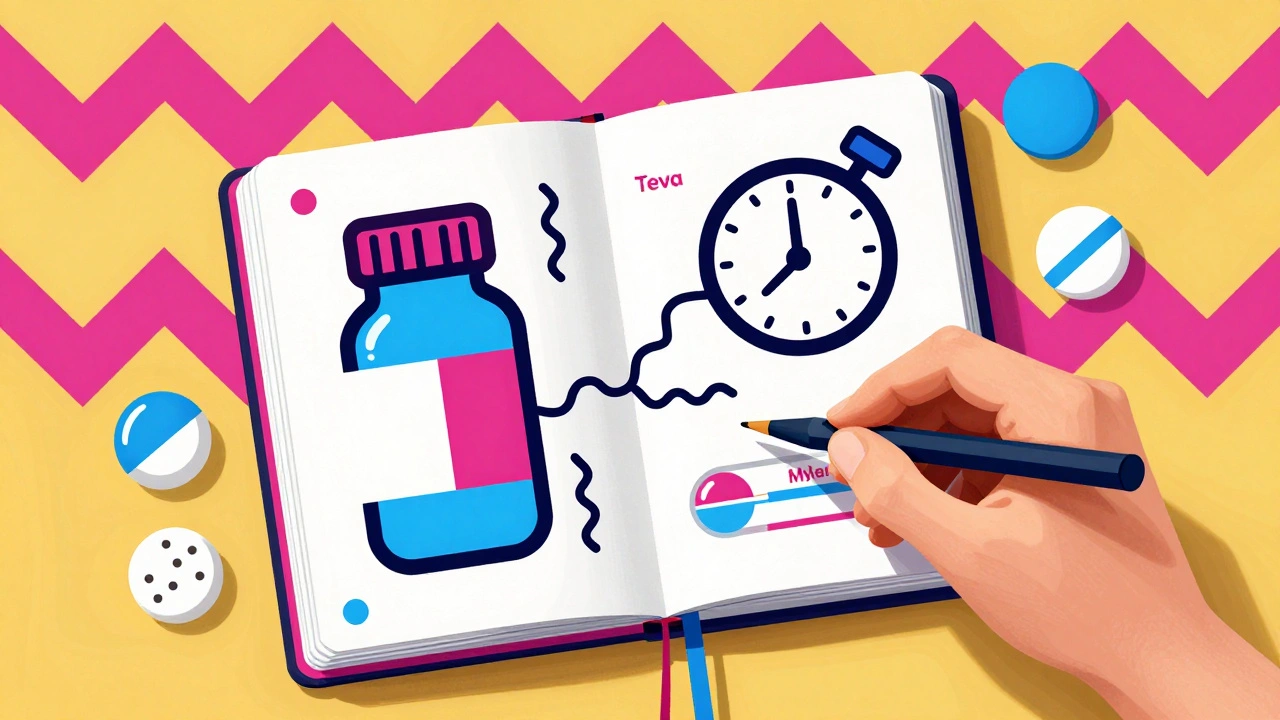 Llevar un diario de medicamentos: seguir tu respuesta a los genéricos