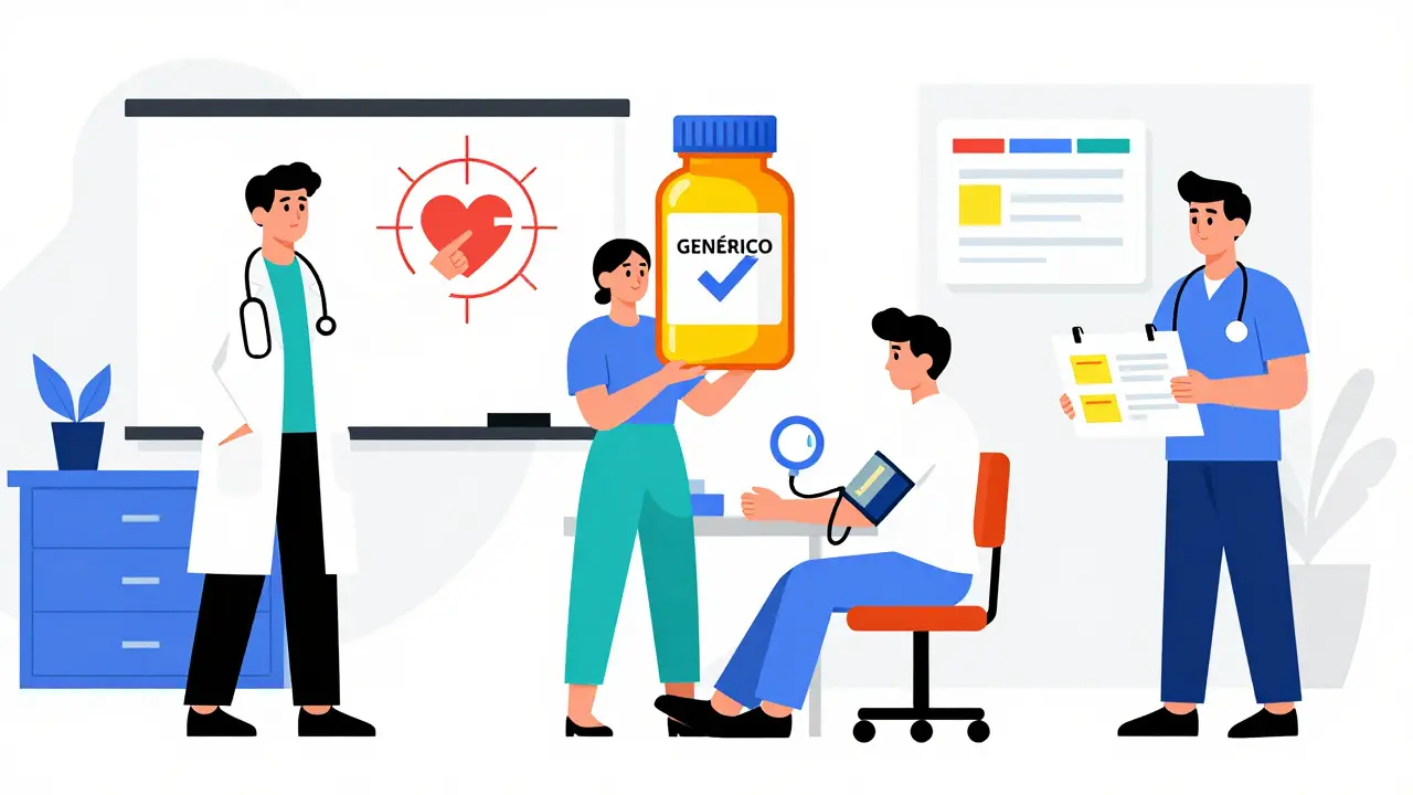 Cuidado basado en equipos: enfoques multidisciplinarios para la prescripción de genéricos