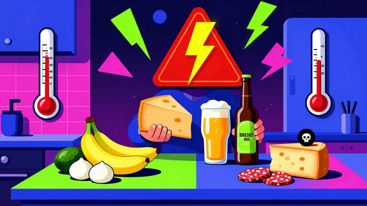 Restricciones Dietéticas de los IMAO: Desencadenantes de Tirosina y Plan de Seguridad