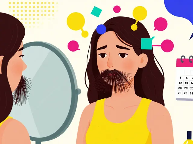 Hirsutismo en el Síndrome de Ovario Poliquístico: Antiandrógenos y Reducción del Vello