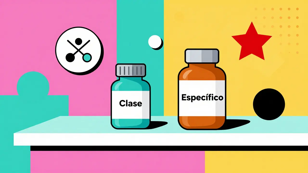 Cómo identificar alertas de seguridad de clase versus específicas de fármaco