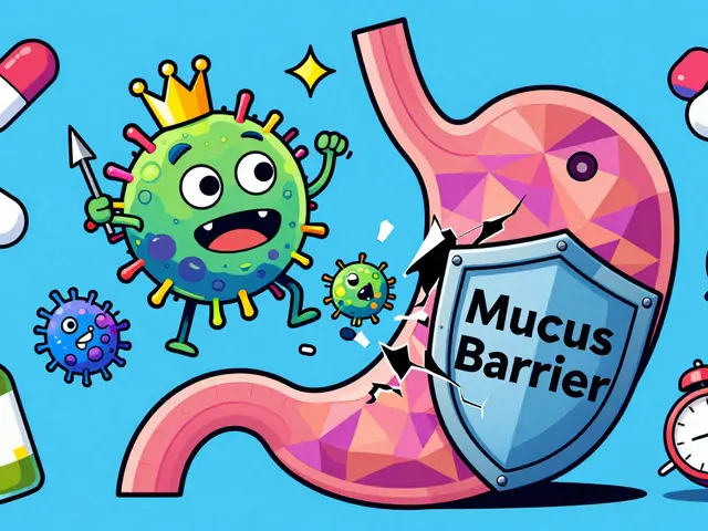 Gastritis: Inflamación de la mucosa gástrica y tratamiento de H. pylori