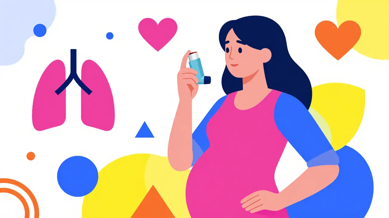Asma en el embarazo: seguridad de los medicamentos y salud fetal