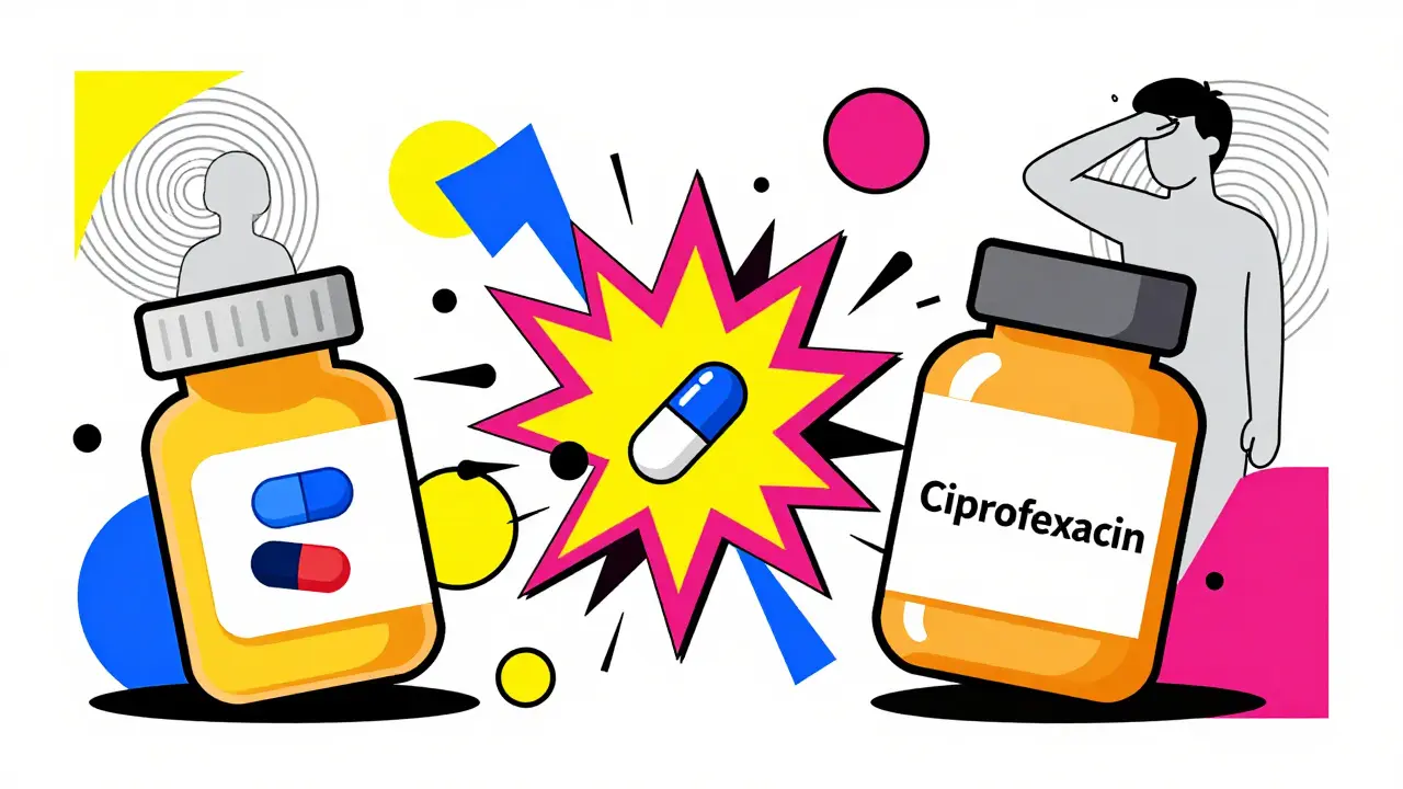 Interacción Tizanidina y Ciprofloxacina: Hipotensión Severa y Sedación