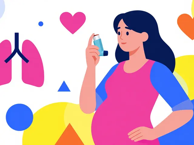 Asma en el embarazo: seguridad de los medicamentos y salud fetal