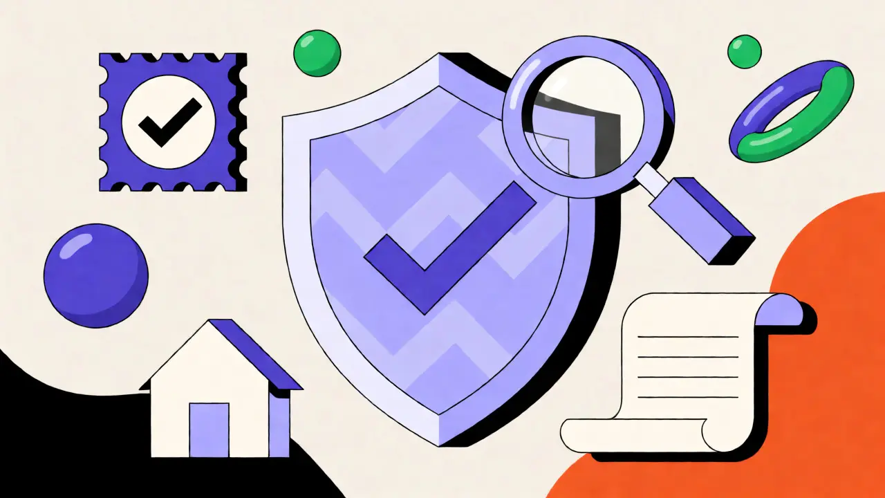 Escudo de seguridad con iconos de verificación para compras de medicamentos online